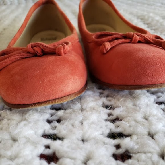 Geox Red Suede flats  shoes - Picture 5 of 6
